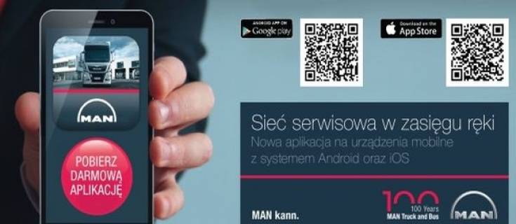 Aplikacja Serwis MAN Polska teraz również na iOS