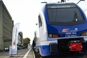 Prezentacja nowego pociągu FLIRT w Olsztynie i Kielcach
