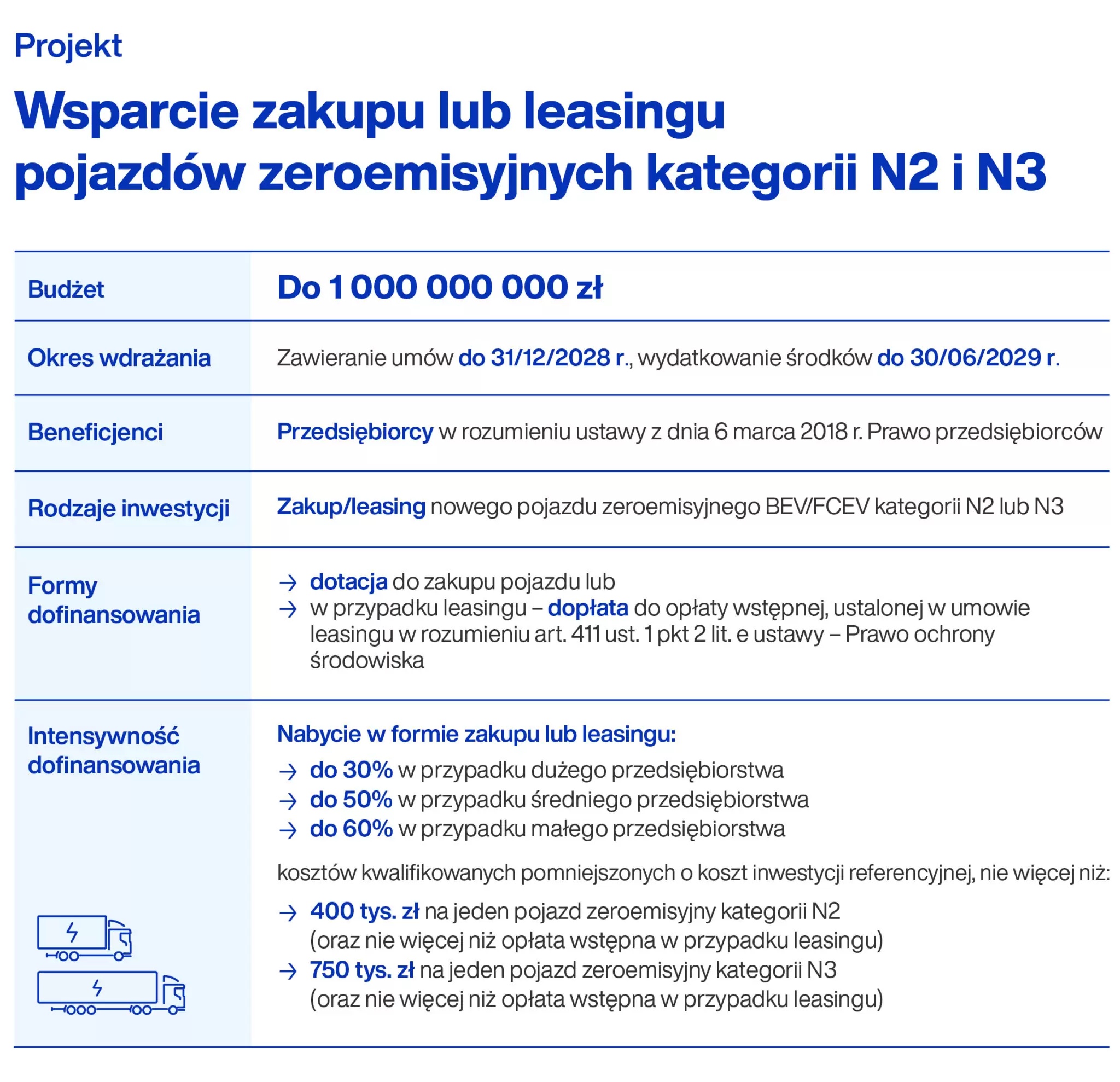 PSPA eHDV Program Wsparcia Projekt Warunki