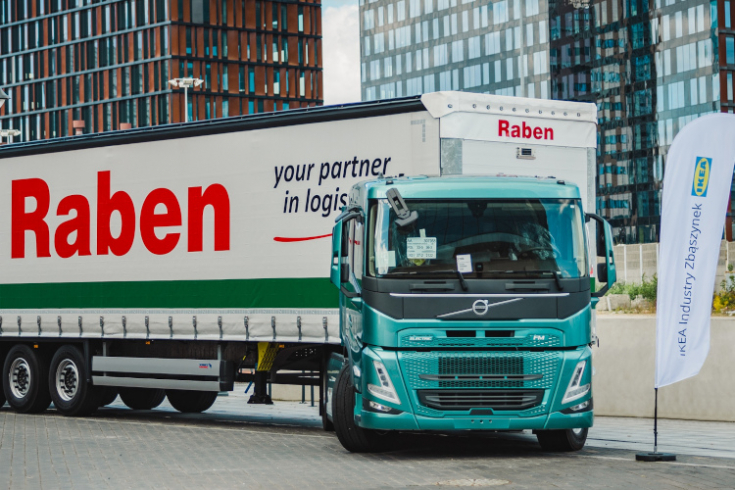Partnerstwo na rzecz zeroemisyjnego transportu Ikea Industry, Volvo Trucks i Grupa Raben