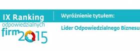 DB Schenker Logistics na pierwszej pozycji  w Rankingu Odpowiedzialnych Firm