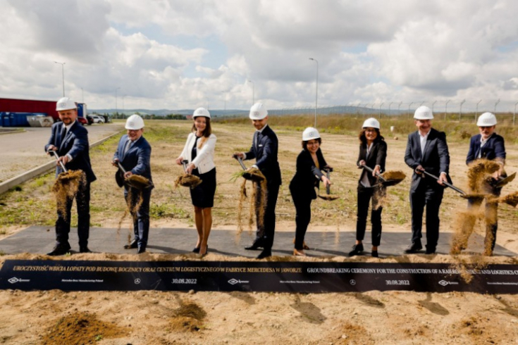 Uroczyste rozpoczęcie budowy nowej bocznicy i centrum logistycznego w Jaworze