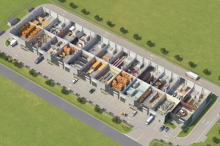 Modułowe magazyny UrbanBox Park Komorniki
