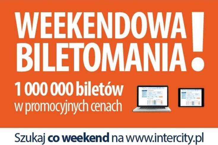 Milion tanich biletów od PKP Intercity