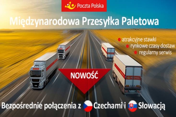 Międzynarodowa Przesyłka Paletowa Poczty Polskiej do Czech i na Słowację