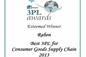 Grupa Raben uhonorowana dwiema nagrodami European 3PL 
