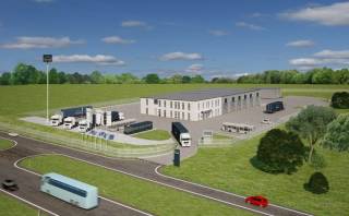 MAN Truck&amp;Bus Center - budowa w Modlnicy