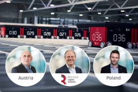 (Od lewej: Markus Grabner, Senior Sales Manager RLS Austria; Gert Bossink, Division Director; Maciej Ornowski, Managing Director RLS Poland).