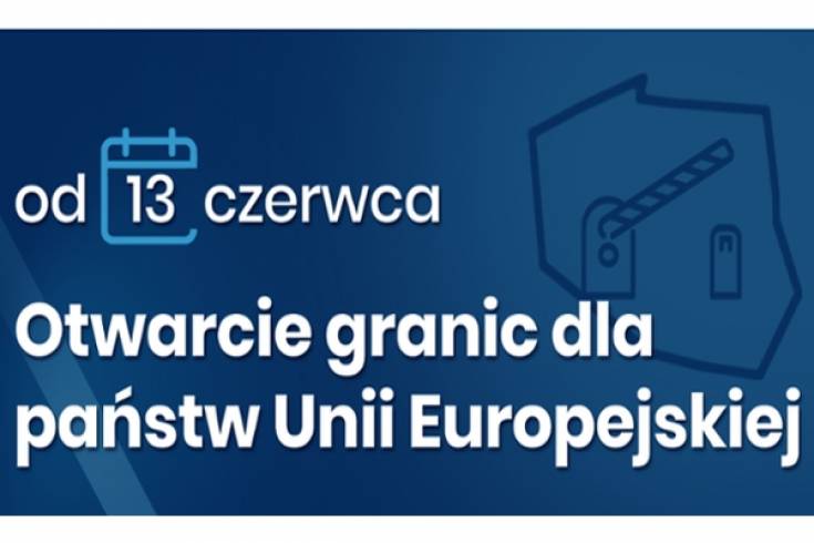 13 czerwca otwarcie granic  dla państw UE