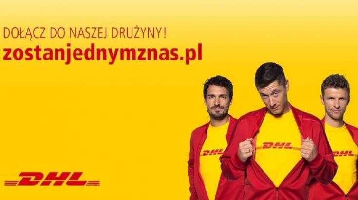 Robert Lewandowski i piłkarze Bayern München w kampanii rekrutacyjnej DHL Supply Chain