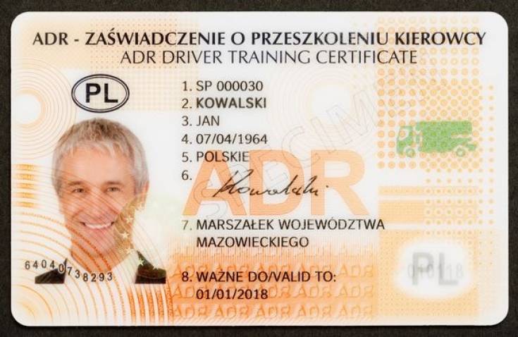 PWPW SA dostarczy 100 tys. zaświadczeń ADR