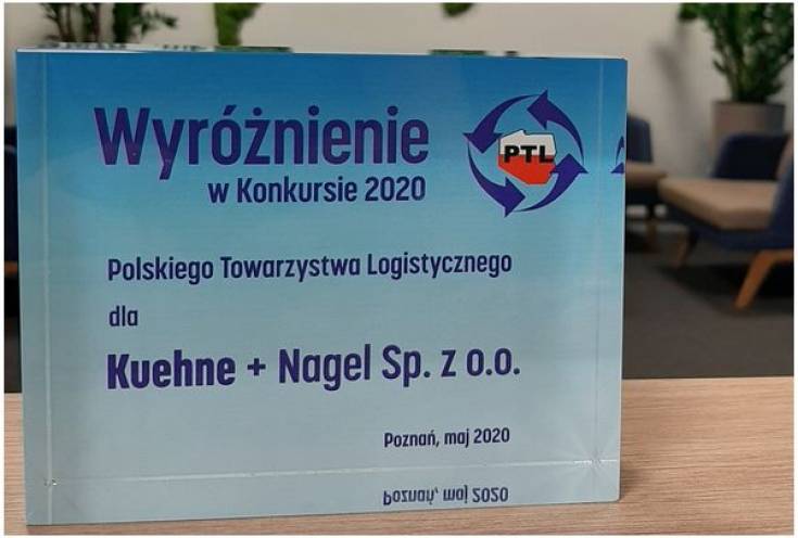 Program środowiskowy Net Zero Carbon wyróżniony w konkursie o Nagrodę Polskiego Towarzystwa Logistycznego 2020