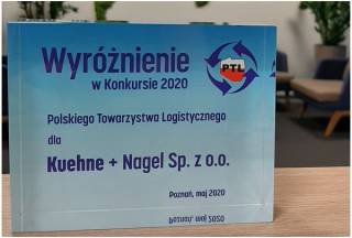Program środowiskowy Net Zero Carbon wyróżniony w konkursie o Nagrodę Polskiego Towarzystwa Logistycznego 2020