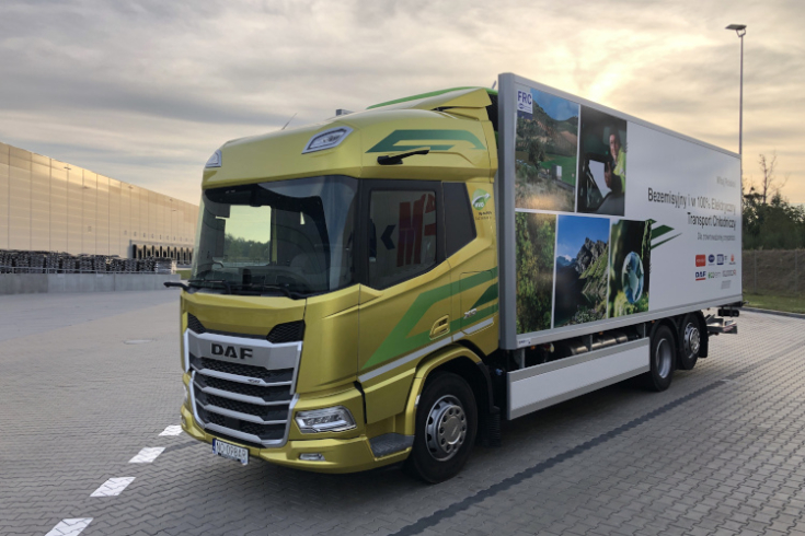 Frigo Logistics ponownie testuje ciężarówkę elektryczną