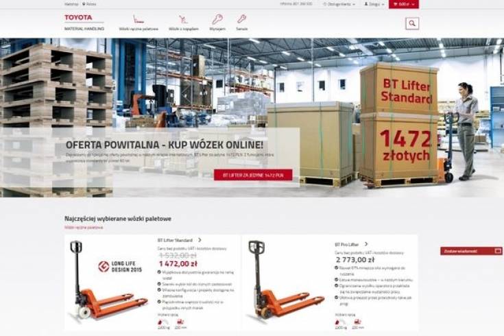 Toyota Material Handling Polska uruchomiła sklep internetowy