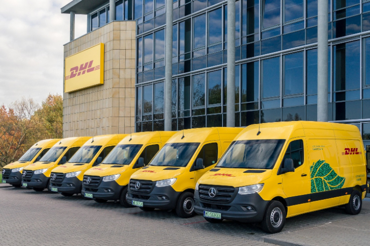 Nowe Elektryczne Sprintery w zielonej flocie DHL Parcel