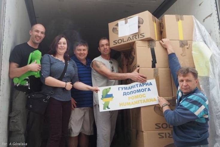 Zielony Jamnik pomaga na Ukrainie
