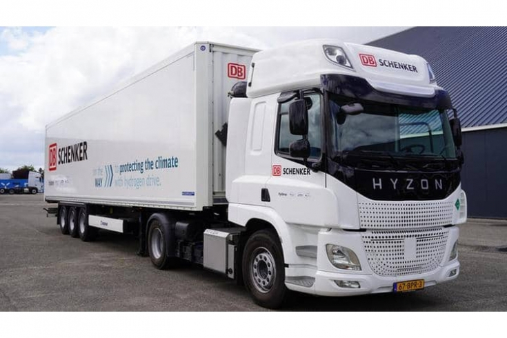 DB Schenker zamiawia pierwsze ciężarówki napędzane ogniwami paliwowymi