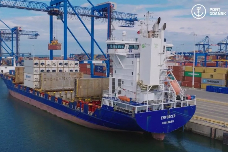 Enforcer zainaugurował nowy serwis francuskiego przewoźnika CMA CGM w Porcie Gdańsk