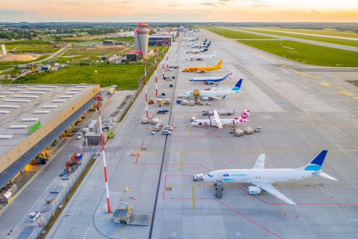 Rosną przewozy towarowe lotniska w Pyrzowicach