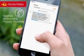 Poczta Polska z nową funkcjonalnością - sms z numerem telefonu do kuriera
