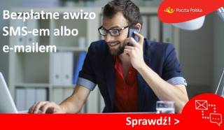 Pocztowe powiadomienie sms zamiast papierowego awizo