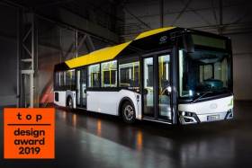 Solaris Urbino 12 LE lite hybrid z nagrodą Top Design Award 2019 