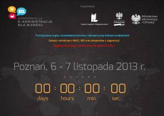 Transmisja online konferencji &quot;e-Administracja dla Biznesu&quot;