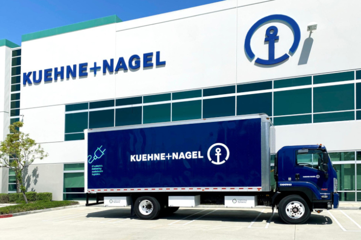 Insetting węglowy dla elektrycznych ciężarówek Kuehne+Nagel