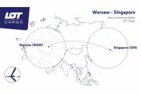 Z Warszawy do Singapuru - nowe połączenie LOT Cargo