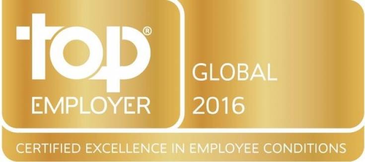 DHL Express uhonorowany certyfikatem Top Employer Global 2016