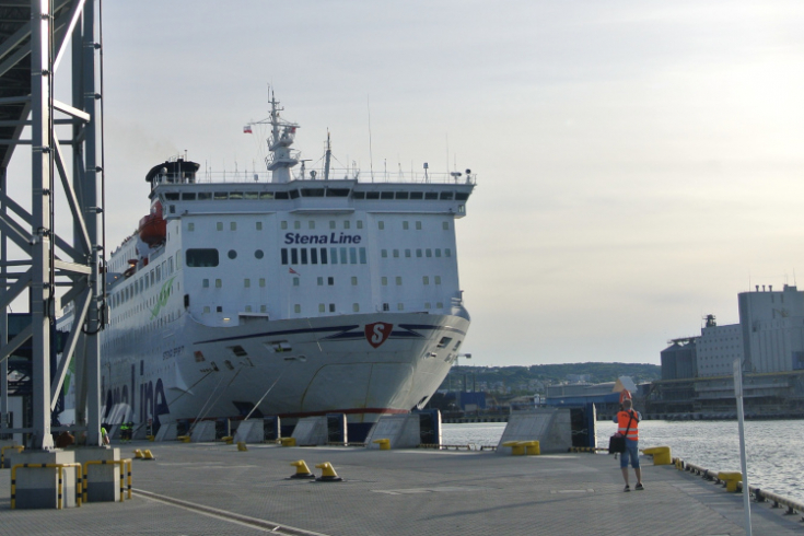 Pierwsze wypłynięcie promu Stena Line z Nowego Publicznego Terminala w Porcie Gdynia