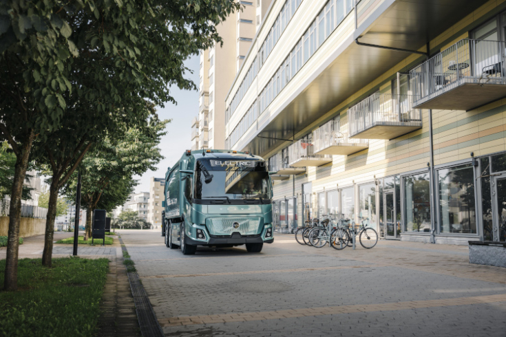 Elektryczny samochód ciężarowy Volvo dla transportu miejskiego